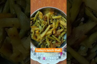 Healthy lunch thali #food #viral #recipe #lunchthali #shorts #yt #trend #villagefood #villagelife