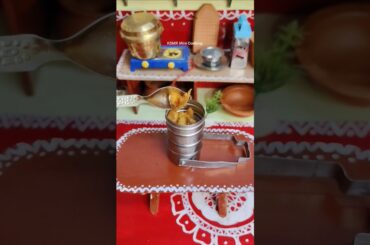 Mini lunch box packing|day-54#mini#miniature#minikitchen#dollhouse #southindiandishes#viral#trending