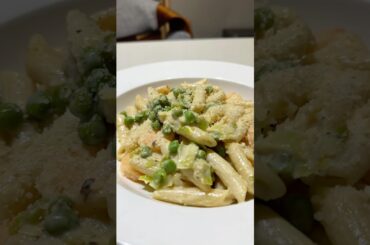 Healthy Shrimp Alfredo Recipe #youtubeshorts #foodshorts #viralshorts #shrimpalfredo #pastarecipe