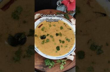 Coconut milk rasam #trending #food #shorts # healthy food #coconut milk rasam #cooking # viral