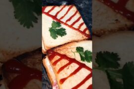 Hung Curd Sandwich Recipe | Healthy & Creamy Veg Sandwich# #viralrecipe #ytshorts #foodie #shorts