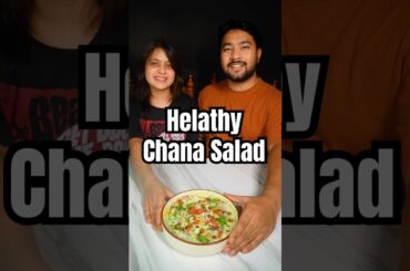 Healthy Chana Salad, light, healthy, and refreshing. #asmrfood #cookingshorts #food