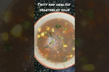 Tasty and healthy vegetablesoup #ytshorts #food #shortsfeed #cooking #recipe #vegsoup # #soup #lunch