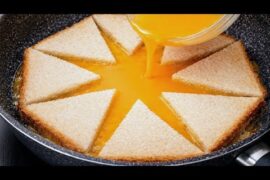 This BreakfastRecipe  Is So Easy To Make! | Easy Bread & Egg Breakfast |5 minute breakfast ideas