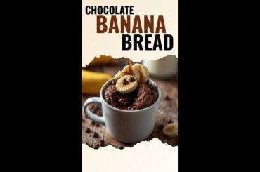 Easy 5-Ingredient Chocolate Banana Bread | Healthy & No-Bake