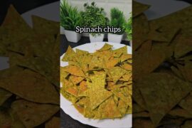 Spinach chips| #trending #cookingchannel #cookingtips #easysnacks#healthy#recipe #viral #virosh #1m