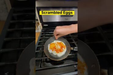 Scrambled Egg Omelette | Half boiled Omelette #shorts #cooking #indianfood #telugu