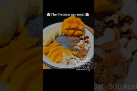 The Prettiest Oat-Meal /10 mints healthy breakfast Recipe.  #food #shorts #oatmeal