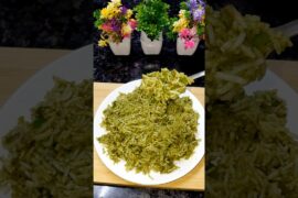 Healthy Spinach Rise Recipe #recipe #shorts #youtubeshorts f #food #cooking #greenrise #easyrecipe