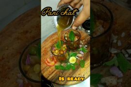 Healthy recipe for weightloss also protein rich Pani wala chaat #shorts #food #cooking