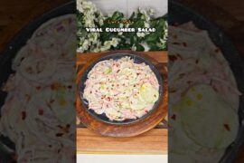 Viral Cucumber Salad #shorts #recipe #cucumber #salad #cucumbersalad #healthy #diet #viral