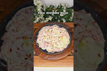 Viral Cucumber Salad #shorts #recipe #cucumber #salad #cucumbersalad #healthy #diet #viral