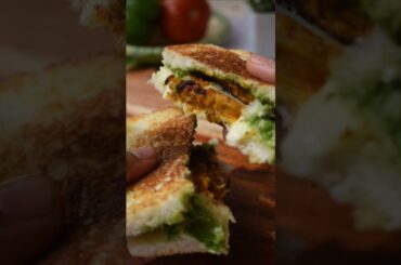 Protein Packed Soya Kabab Sandwich | Healthy & Delicious Breakfast Recipe #foodshorts #highprotein