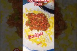 Healthy Breakfast Recipe #EggRolls #sandwich #breakfast