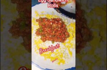 Healthy Breakfast Recipe #EggRolls #sandwich #breakfast