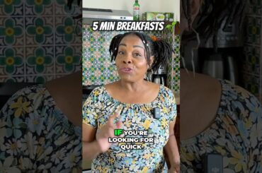 5 Quick Vegan Breakfasts (5 Min!) #veganrecipes #breakfast