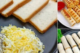 5 Minutes Healthy Snacks Recipes | Egg Snacks | Bread Roll Recipe | New Recipe | Egg Recipe