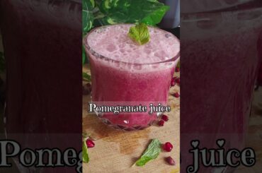 Homemade Pomegranate Juice | Anar Juice Recipe | Healthy Drink in Minutes #PomegranateJuice  #anar