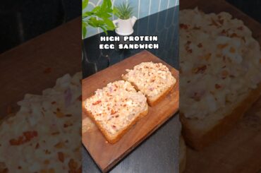 High Protein Egg Sandwich Recipe #shorts #youtubeshorts #sandwich #ytshorts