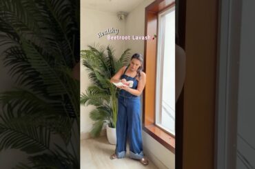 Beetroot lavash | Recipe in description #dietsmartwithtt #weightlossrecipe #lavash