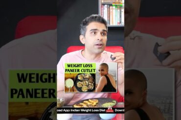 How to Make Crispy Weight Loss Paneer Cutlet at Home | Healthy Ingredients | Indian Weight Loss Diet