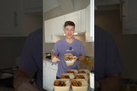 Loaded Buffalo Chicken Bowls High Protein Meal Prep Recipe #shorts