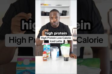 High Protein Low Calorie Iced Latte