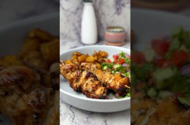 Healthy Honey Garlic Chicken Skewers | Air Fryer High Protein Meal for Weight Loss