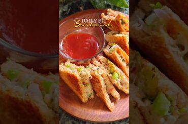 Itna tasty ki roz banaoge | Quick veg healthy sandwich #food #homecook #sandwich #cheese #ytshorts