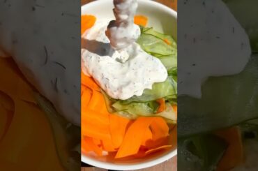 Carrot and Cucumber Ribbon Salad