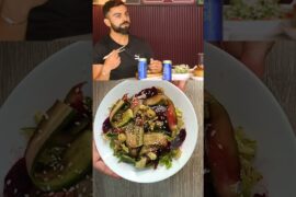 This is Virat Kohli's super healthy salad #kohli #food #shorts