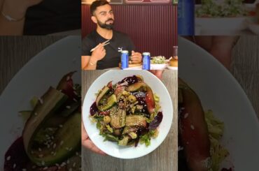 This is Virat Kohli's super healthy salad #kohli #food #shorts