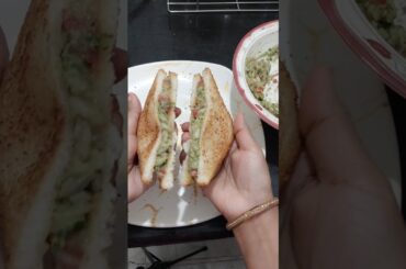avocado sandwich #shorts #food #recipe #avocado #sandwich #healthy #tasty