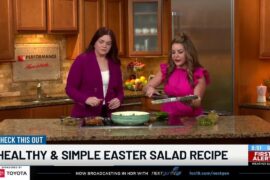 Nutritionist, dietician Karolyn Saweres makes a healthy Mediterranean Easter salad recipe