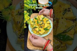 instant healthy breakfast recipe ll moong Dal dhokla #food #recipe #viral #short #recipe