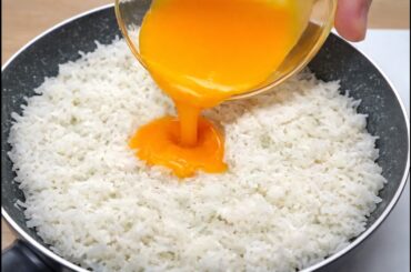 Rice with eggs is better than Pizza ! My grand mother's secret recipe!! #1