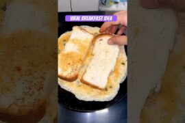 Trending Breakfast Idea #bread #omelette #shorts
