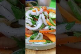 Green Salad making. Best Healthy Salad. Healthy breakfast.