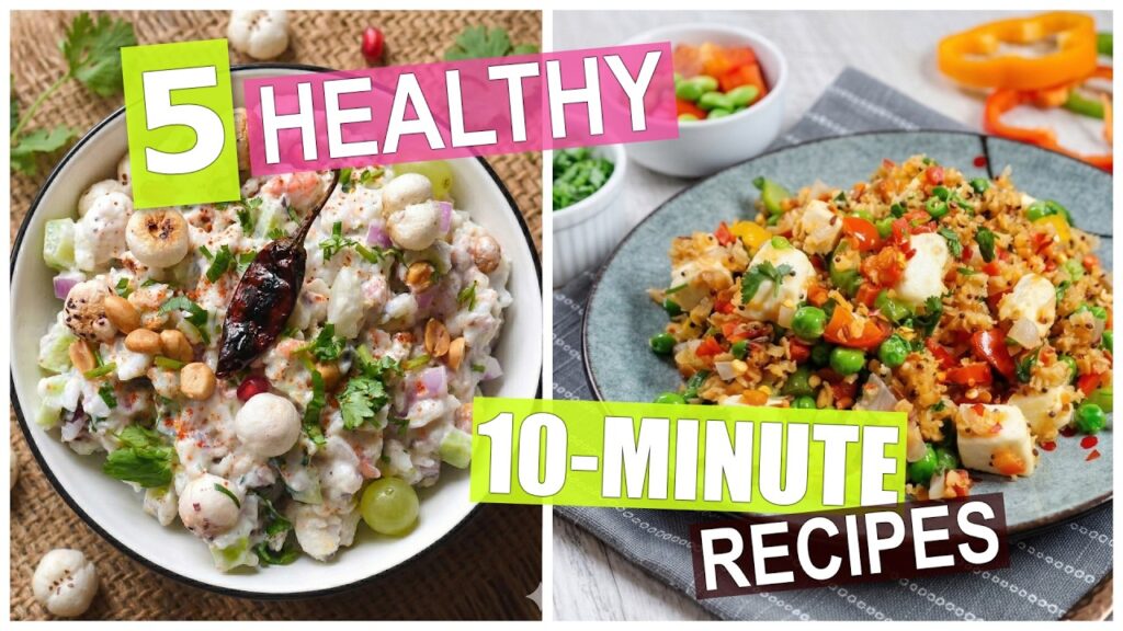 5 Healthy Breakfast Recipes for Weight loss | Ready in 10 Minutes | High Protein Breakfast