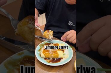 This lumpiang sariwa tastes insane. Super! It’s great for a healthy snacks.