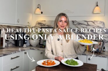 3 Healthy Pasta Sauces Using Only A Blender