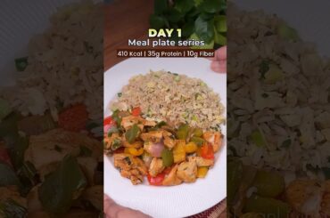 DAY 1 - High Protein Meal Plate - Weight Loss Meal plate Series