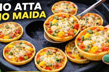 5 Minutes High Protein Pizza Bites | Healthy Kids Lunchbox Ideas | Tiffin Recipes | Breakfast Recipe