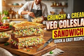 EP-02 | CRUNCHY & CREAMY VEG COLESLAW SANDWICH | EASY NO COOK RECIPE