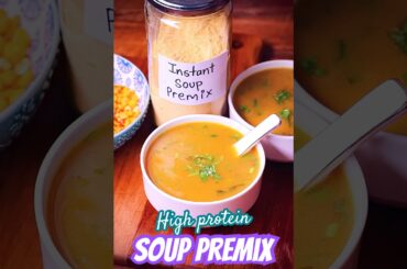 Just Add Water Dal Soup - Healthy Protein Packed Soup | Quick High Protein Recipe