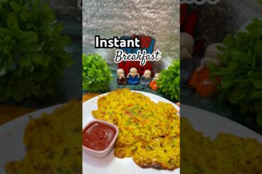 Instant Besan Chilla | Breakfast recipe in just 5min #breakfast #besanchilla #breakfastrecipe #yt