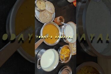 #Today's samayal #shortsfeed #lunchideas #cooking #food #tamilfood #trending #kulamvu #milletsadai