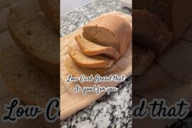 This low carb bread is gut and blood sugar friendly. #lowcarbbread #breadrecipe #healthybread #bread