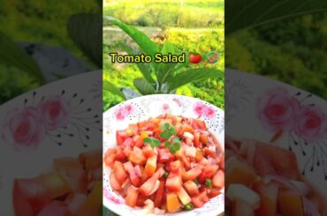 Healthy and Tasty Homemade Tomato Salad Recipe #shorts #food #recipe #salad #tomatosalad