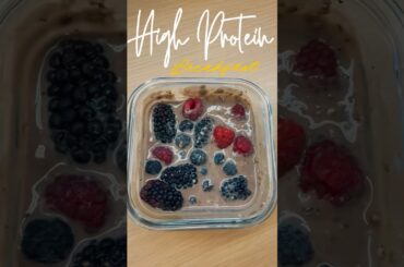 Easy 5-minute Vegetarian High Protein(35g) Overnight Oats | Anti-Inflammatory Breakfast for Fat Loss